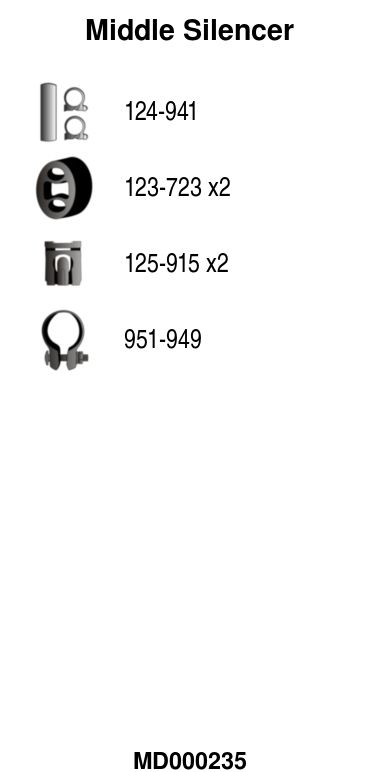 Mittelschalld&auml;mpfer