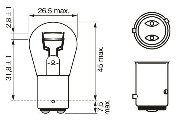 Glühlampe, Bremsleuchte