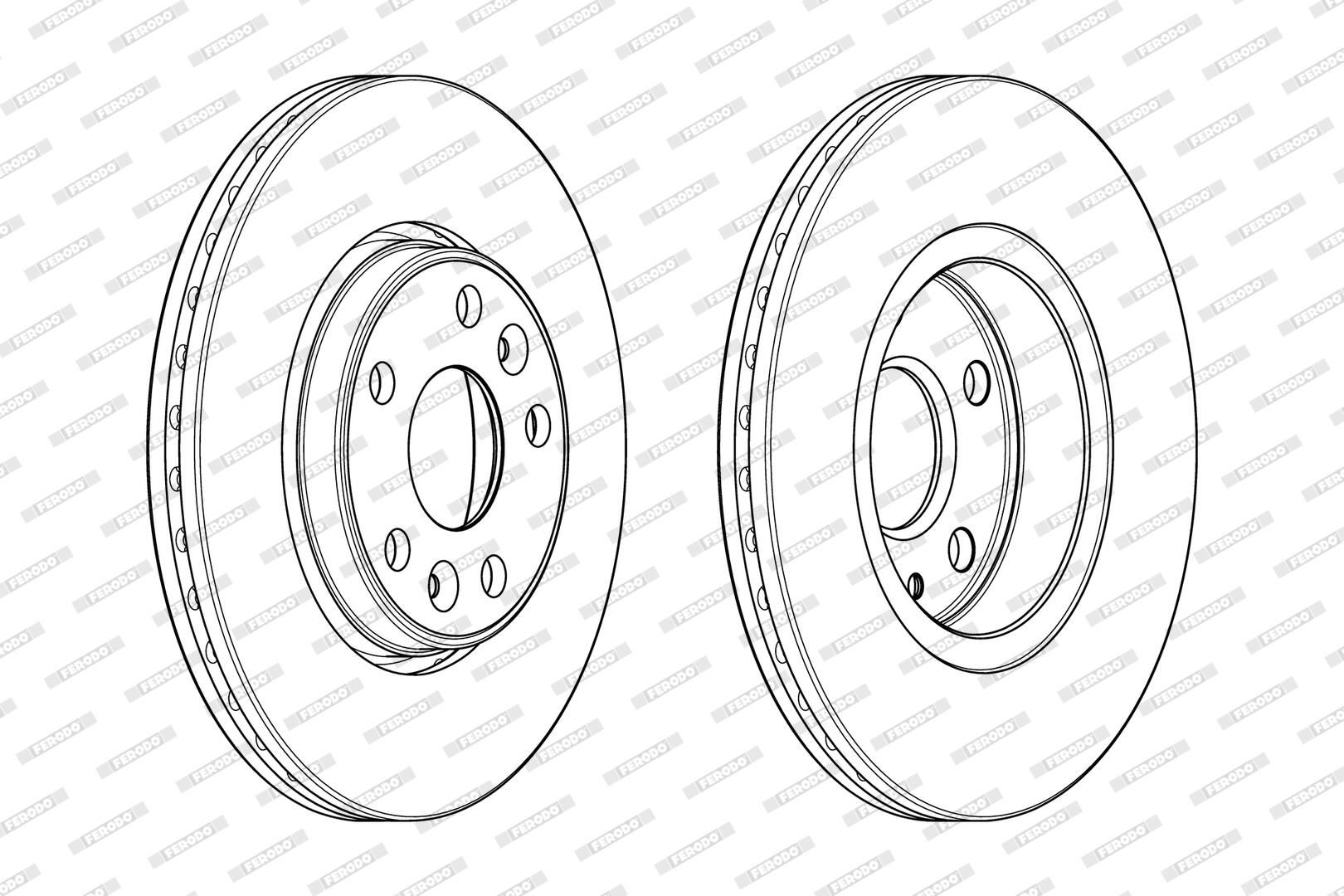 FERODO DDF1978C - Bremsscheibe PREMIER