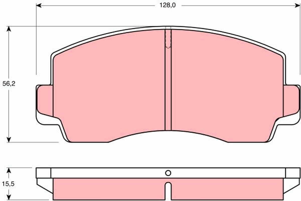 TRW DISC BRAKE PADS - TecDoc Only