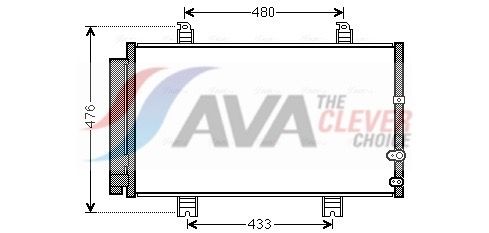 TO5662D AVA QUALITY COOLING ** CLEVER FIT ** kondenzátor, klíma