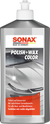 SONAX Polish+Wax Color silber/grau / 500 ml