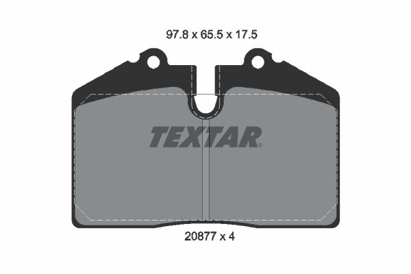 Brake Pad Set, disc brake 2087710