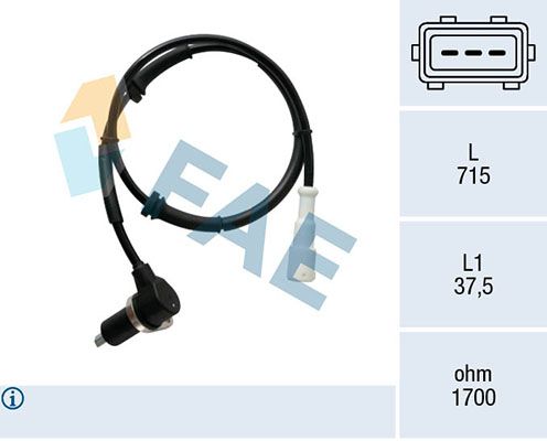 Sensor, Raddrehzahl Sensor, Raddrehzahl