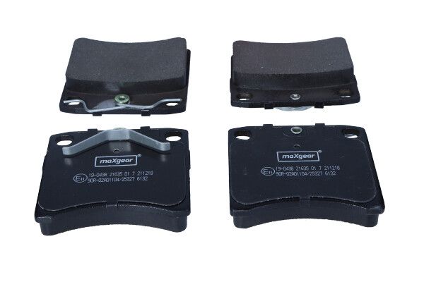 Bremsbelagsatz, Scheibenbremse