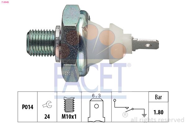 Oil Pressure Switch 7.0045