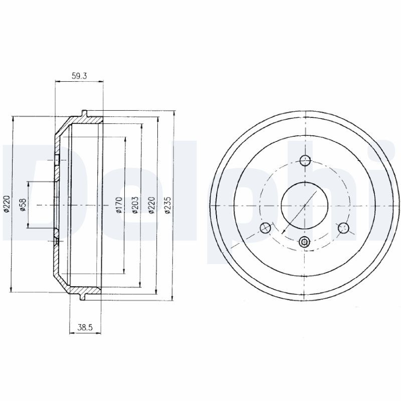 TAMBOUR DE FREIN  0702