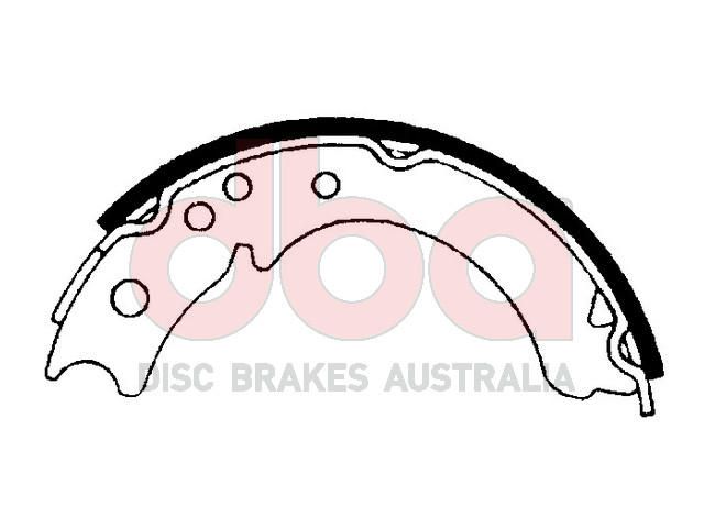 Street Series Brake Shoes [Isuzu [2Pcs] Parking Brake 178mm] - TecDoc Only