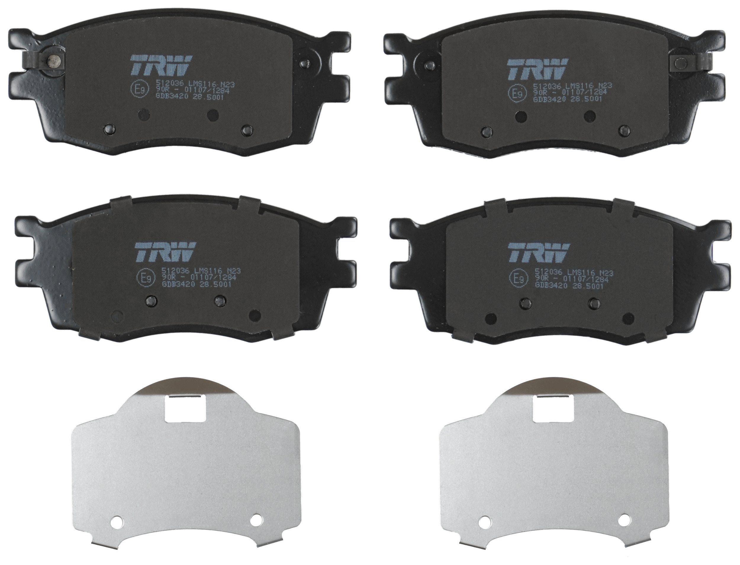 TRW DISC BRAKE PADS - TecDoc 2