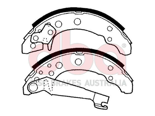 Street Series Brake Shoes [VW Golf/Passat/Polo 180mm] - TecDoc Only