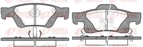 Premium Rear Brake Pad Set Premium Rear Brake Pad Set