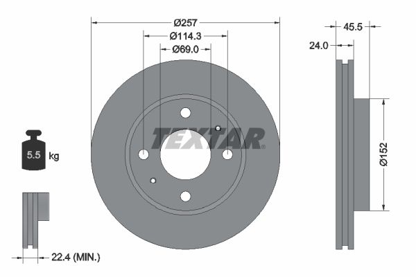 Brake Disc 92130800