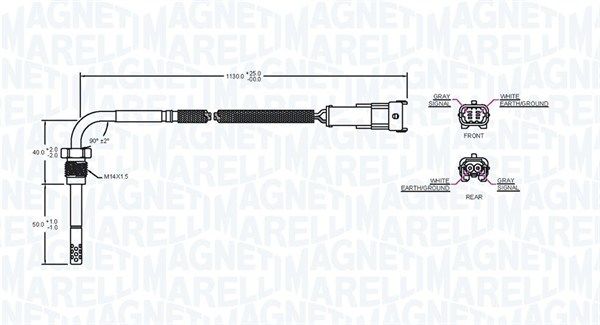 Sensor, Abgastemperatur Sensor, Abgastemperatur