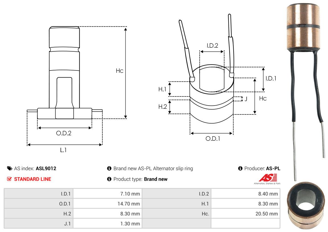 kontaktinis žiedas, generatorius