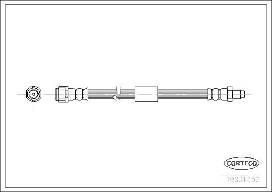 FLEXIBLE DE FREIN MERCEDES CLASS  0705