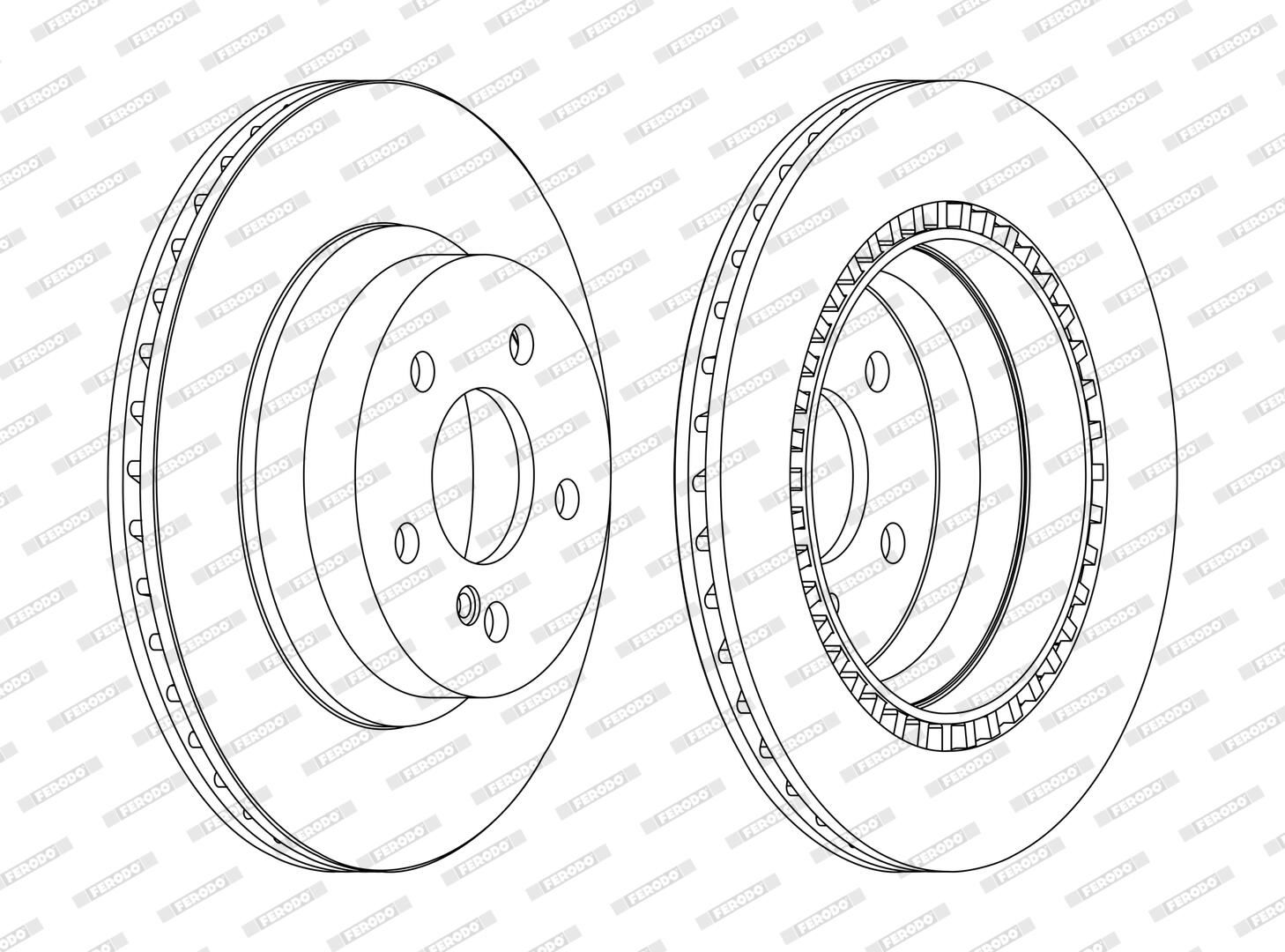 FERODO DDF1672C - Bremsscheibe PREMIER