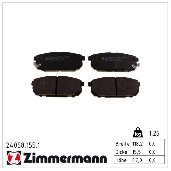 Bremsbelagsatz, Scheibenbremse Bremsbelagsatz, Scheibenbremse