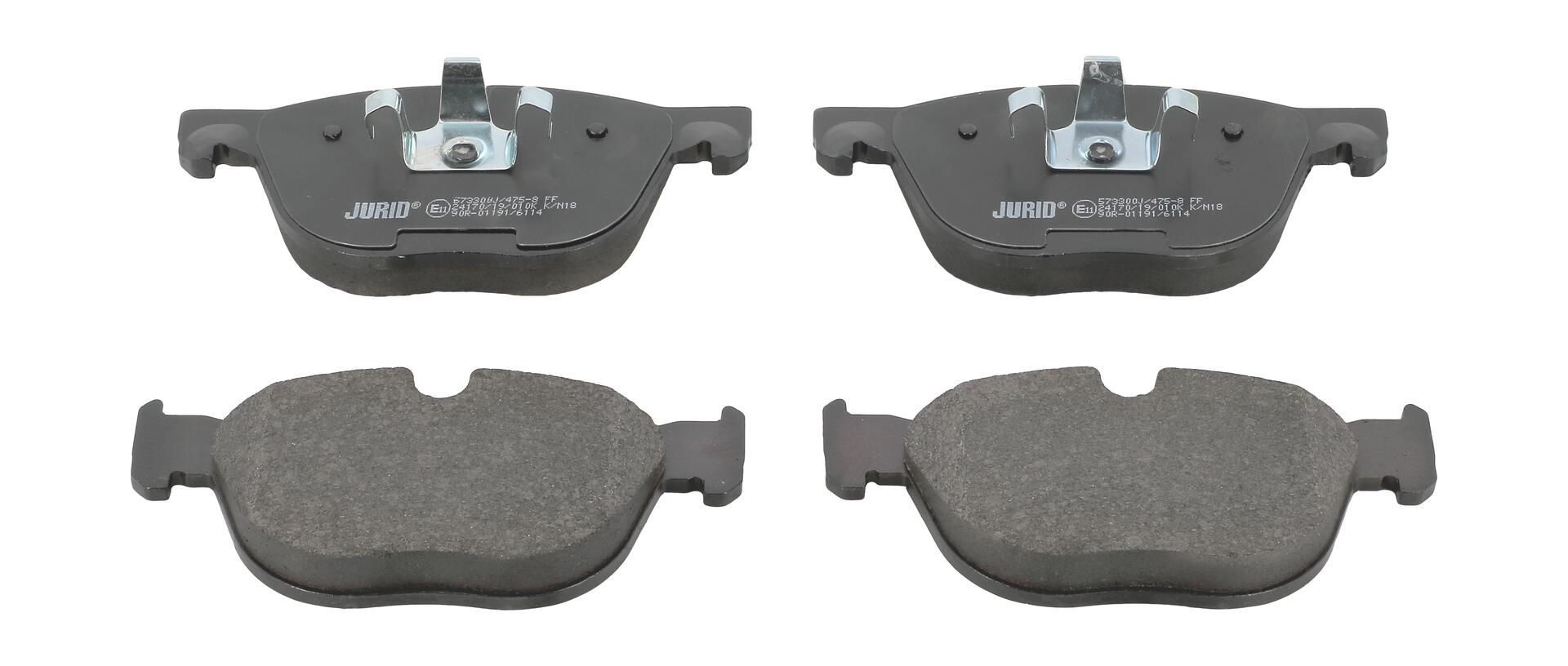 Bremsbelagsatz, Scheibenbremse