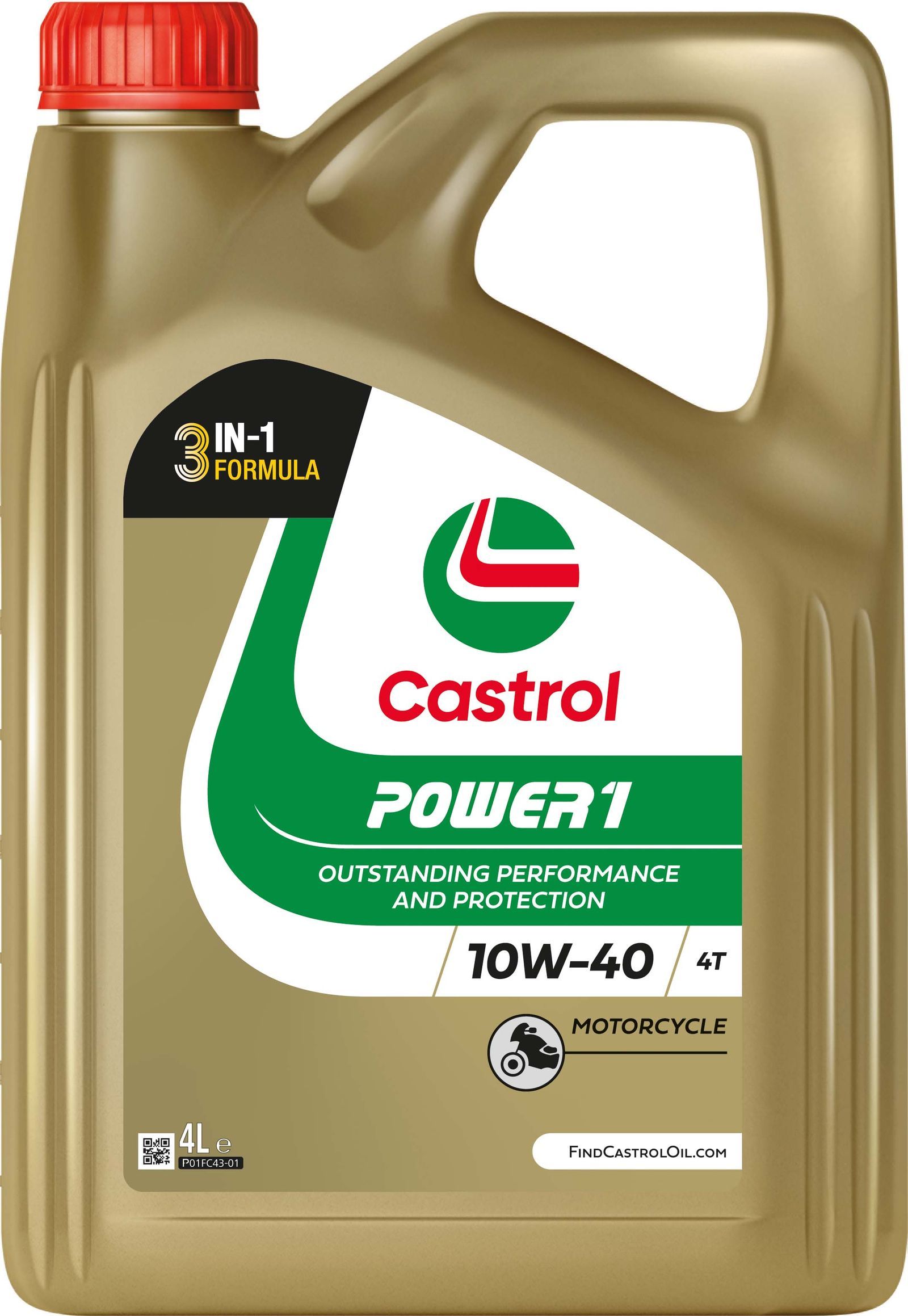 CASTROL 15F5A1 - Motor&ouml;l POWER1 4T 10W-40