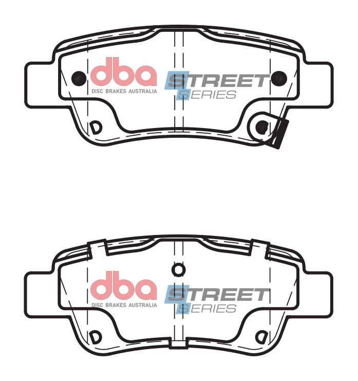 DBA SS STREET SERIES BRAKE PADS [ Honda CRV 2007 - On R ] - TecDoc Only
