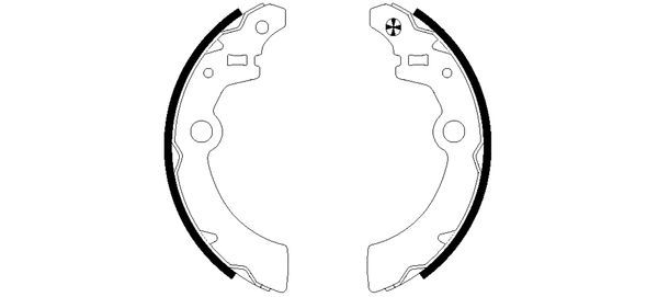 Brake Shoe Set 91058500