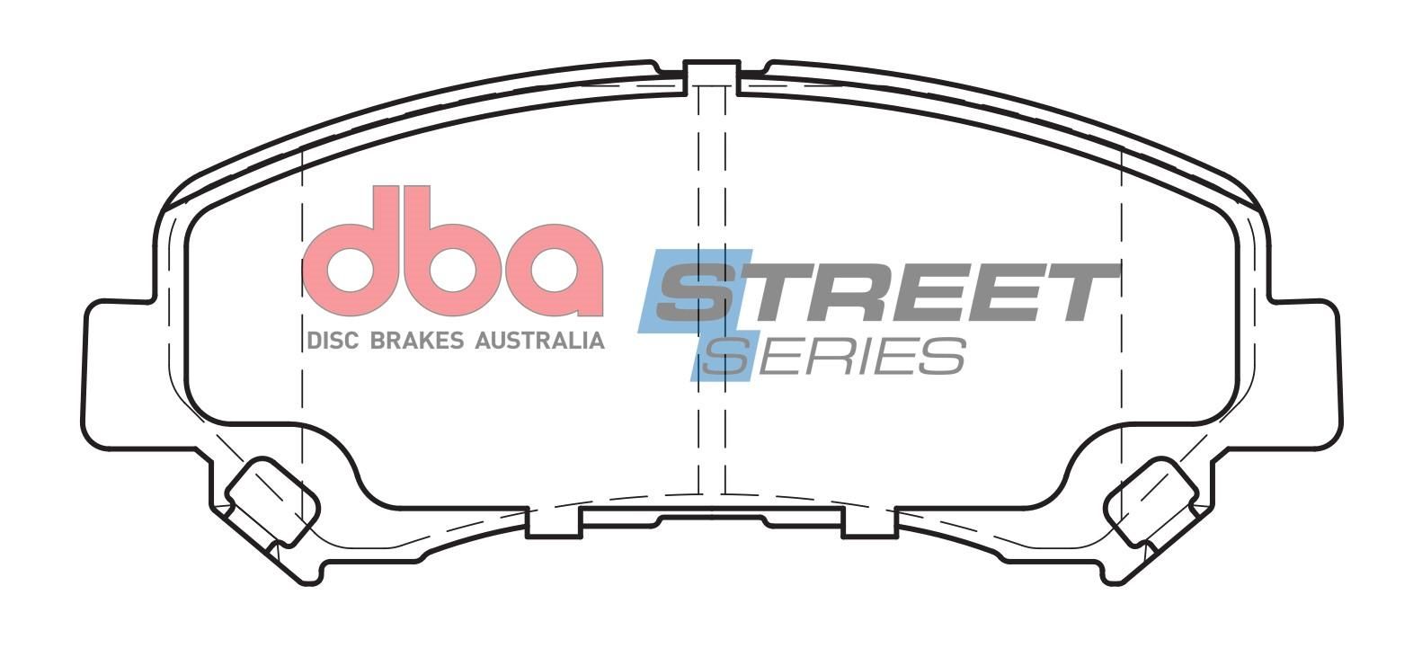 DBA SS STREET SERIES BRAKE PADS [ Nissan & Suzuki 2007-2014 F ] - TecDoc Only