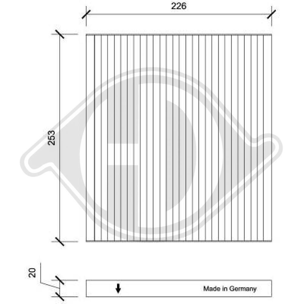 Filter, Innenraumluft