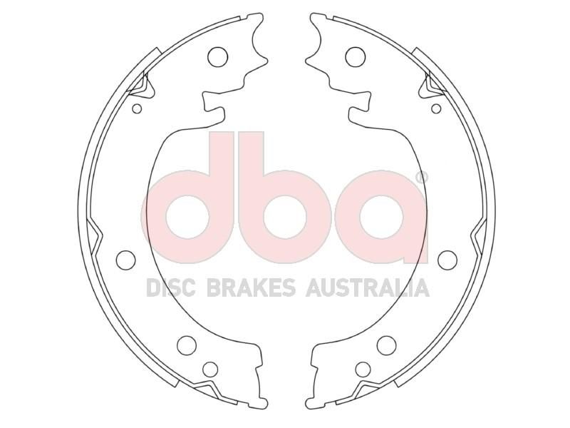 Street Series Brake Shoes [Holden / Izuzu Parking Brake 210mm] - TecDoc Only
