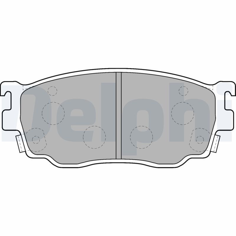 Brake Pad Set, disc brake LP1527