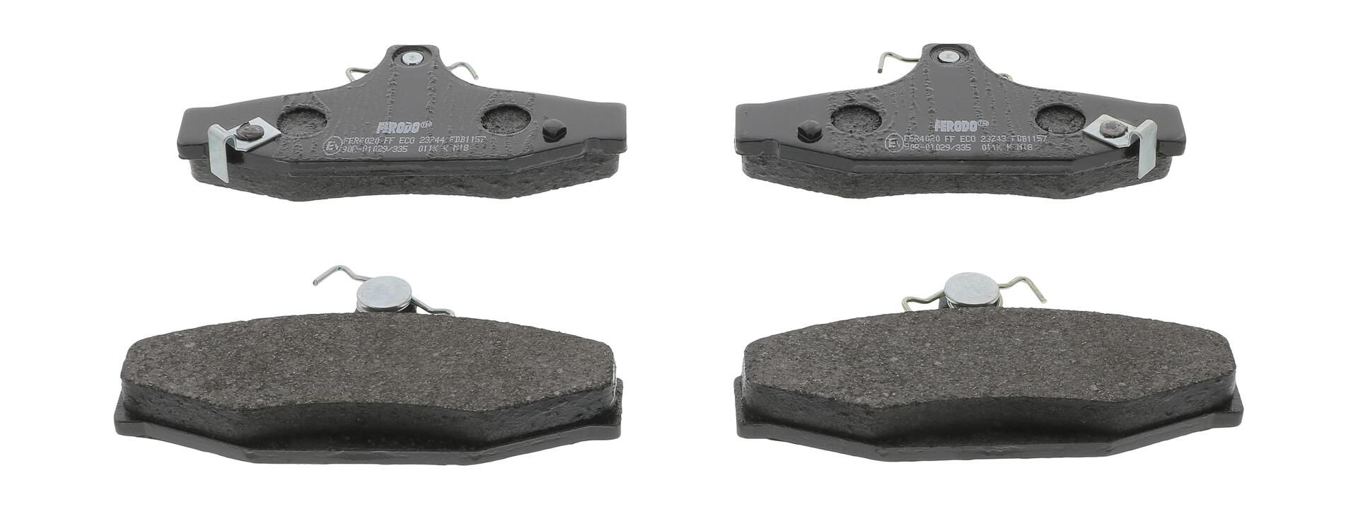 Bremsbelagsatz, Scheibenbremse