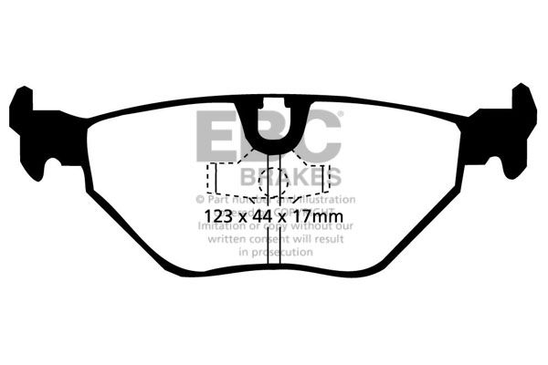 EBC Brakes DP4690R - Bremsbelagsatz, Scheibenbremse