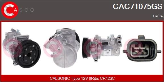 CAC71075GS CASCO Genuine kompresszor, klíma