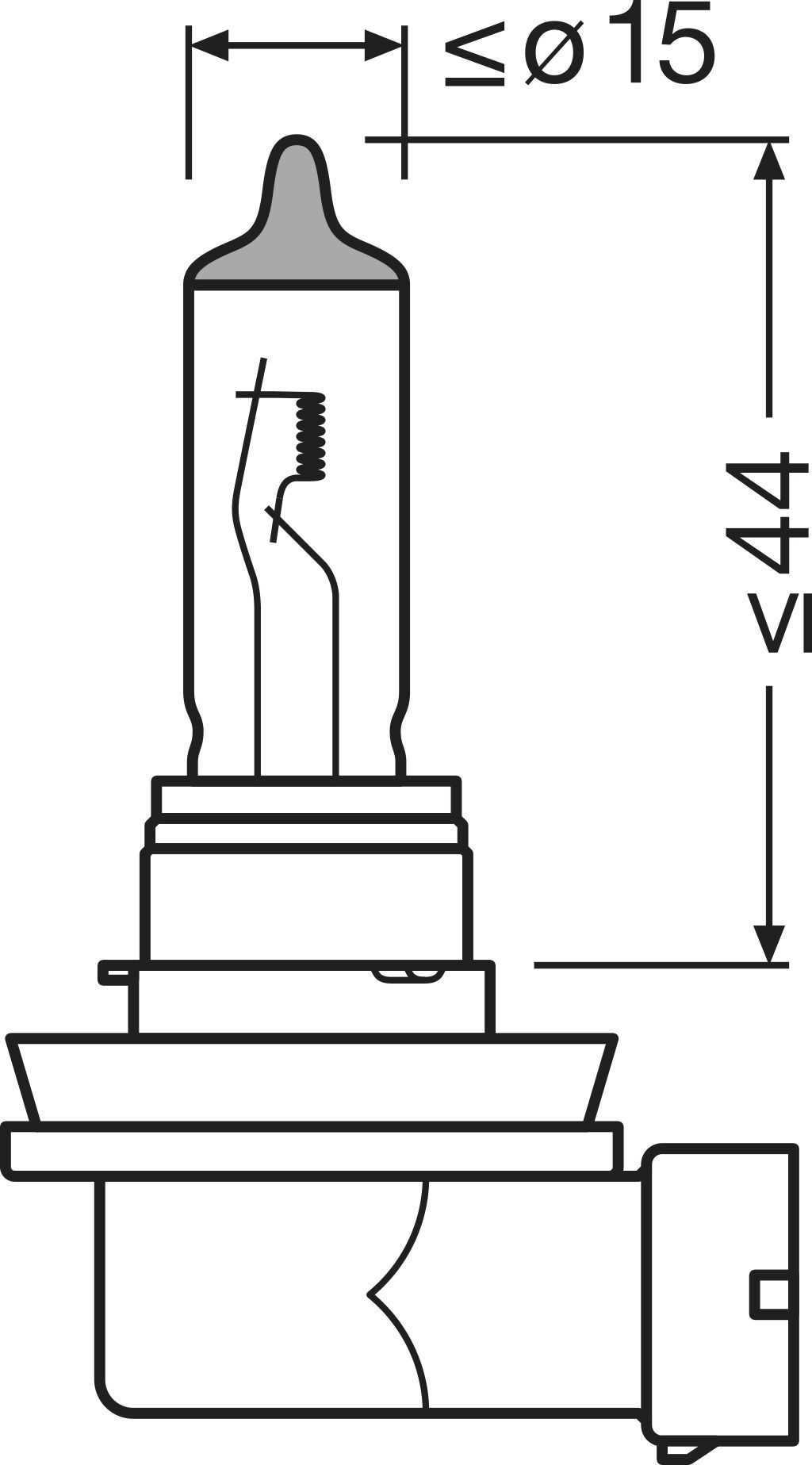 Gl&uuml;hlampe, Fernscheinwerfer