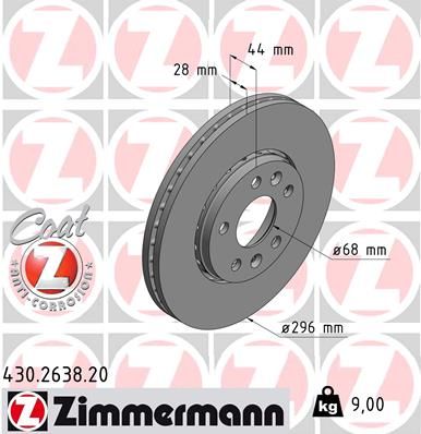 Brake Disc 430.2638.20