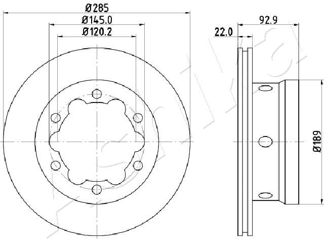 Brake Disc 61-00-0528