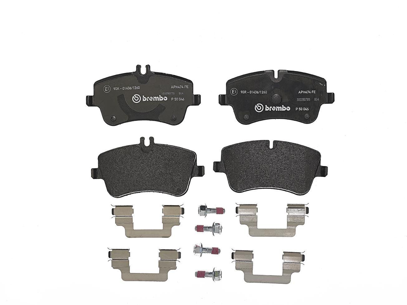 Brembo P 50 046 Bremsbelagsatz, Scheibenbremse