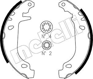 Brake Shoe Set 53-0022