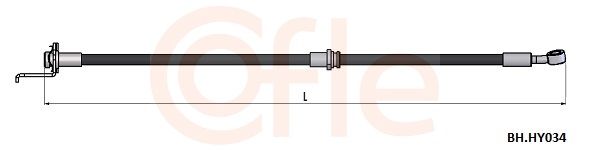 92.BH.HY034 COFLE fékcső