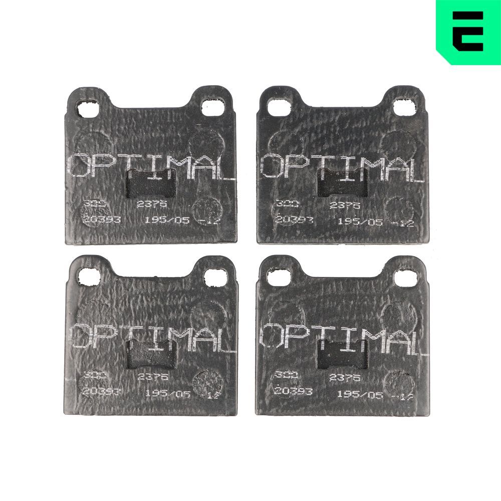 Bremsbelagsatz, Scheibenbremse