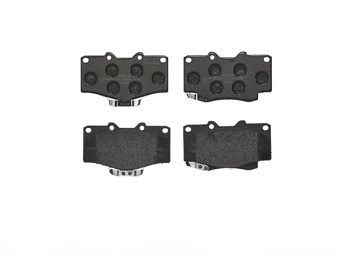 BREMBO P 83 009 - Bremsbelagsatz, Scheibenbremse PRIME LINE