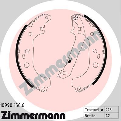 Brake Shoe Set 10990.156.6