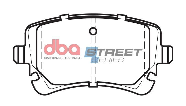 DBA SS STREET SERIES BRAKE PADS [ Audi 2003 - 2011 R ] - TecDoc Only
