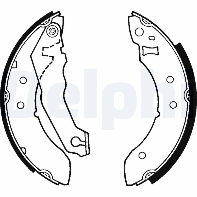 BRP BRS1242 Brake Shoe Set