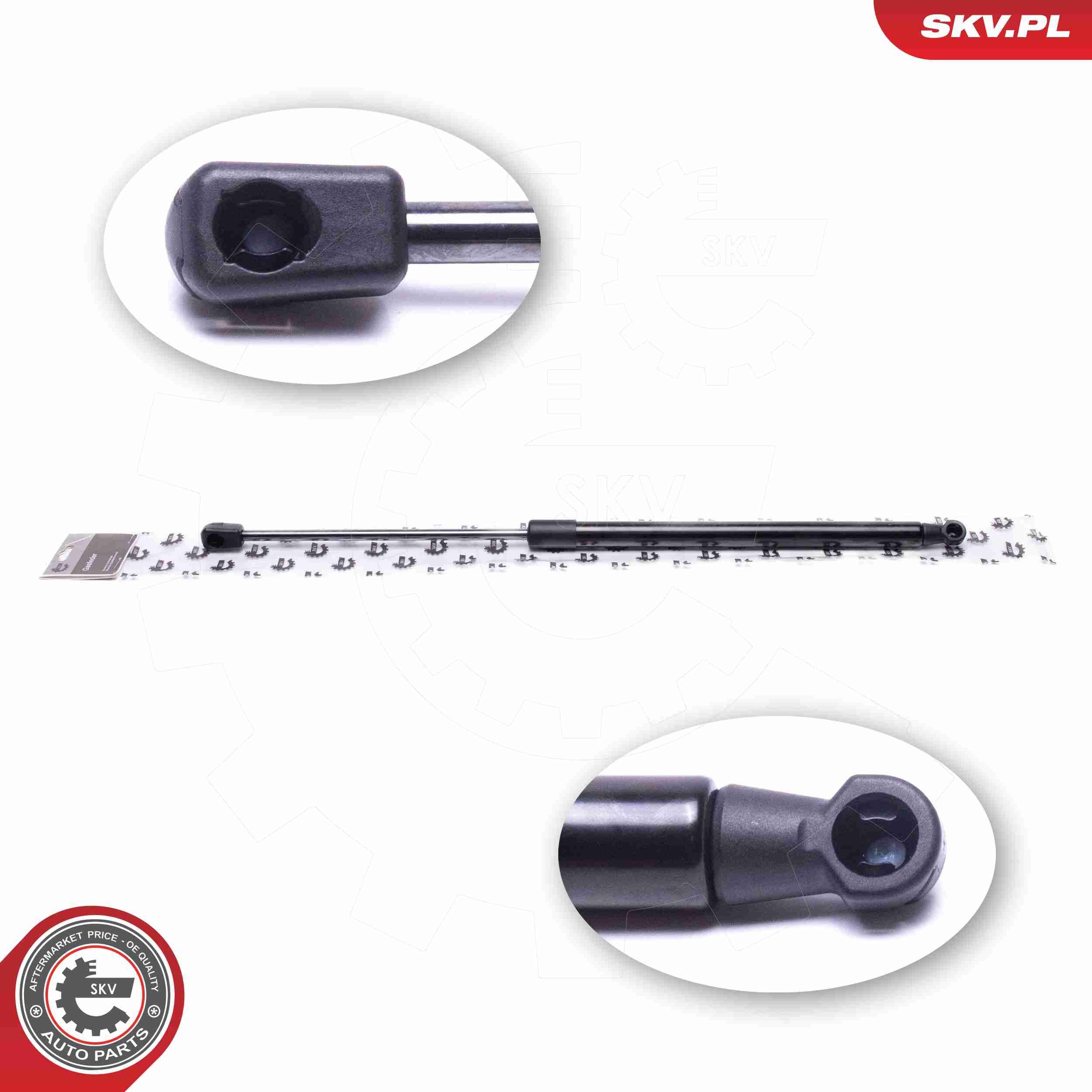 Gasfeder, Koffer-/Laderaum