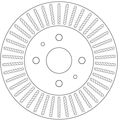 TRW BRAKE DISC - TWIN PACK - TecDoc 2