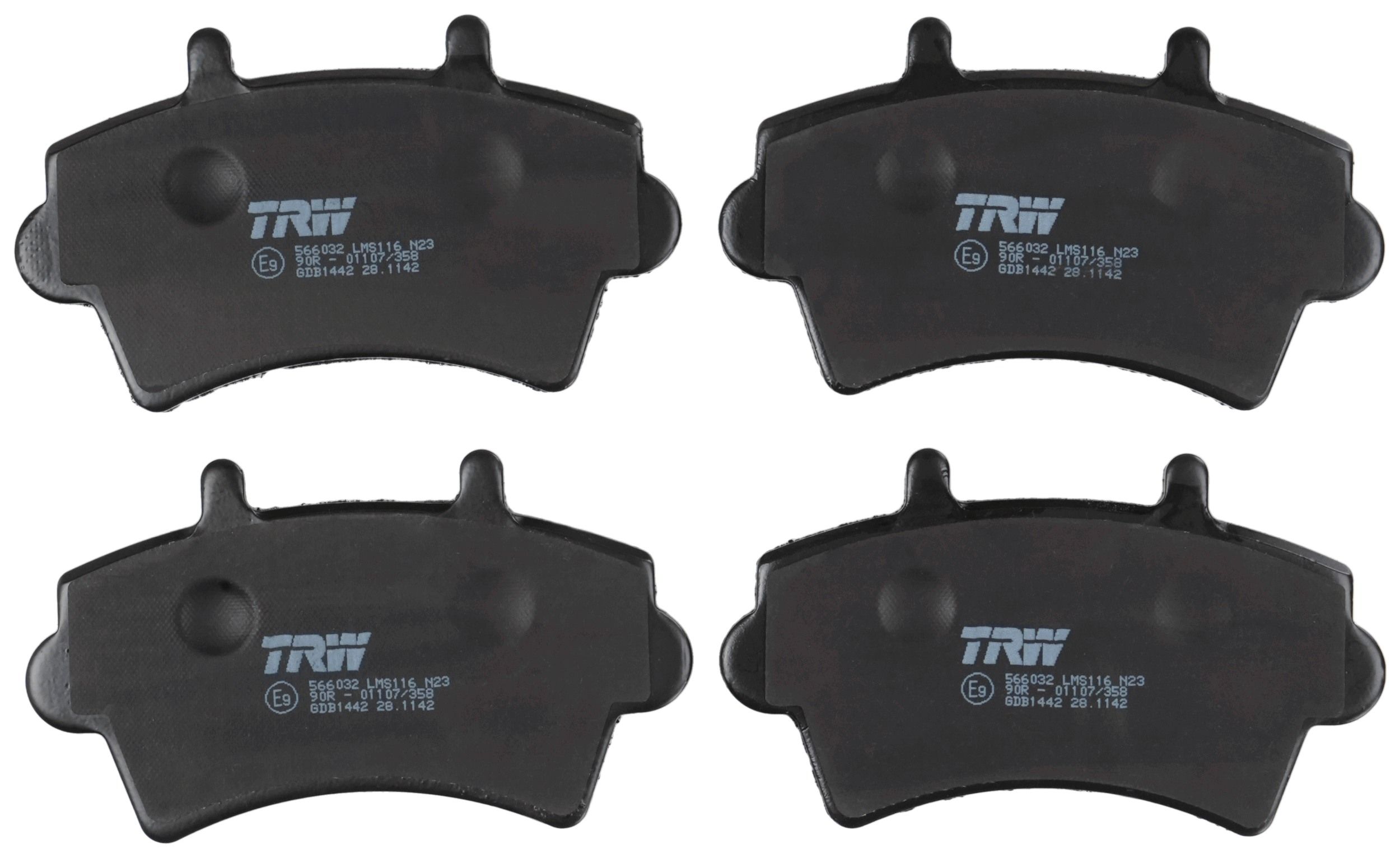 TRW DISC BRAKE PADS - TecDoc 2