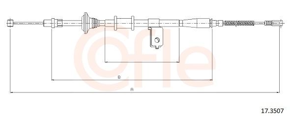 COFLE 17.3507 - Seilzug, Feststellbremse