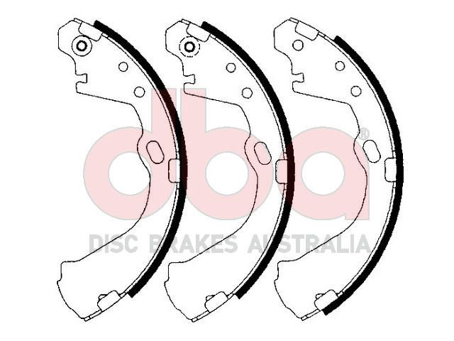 Street Series Brake Shoes [Nissan Vanette 260mm] - TecDoc Only