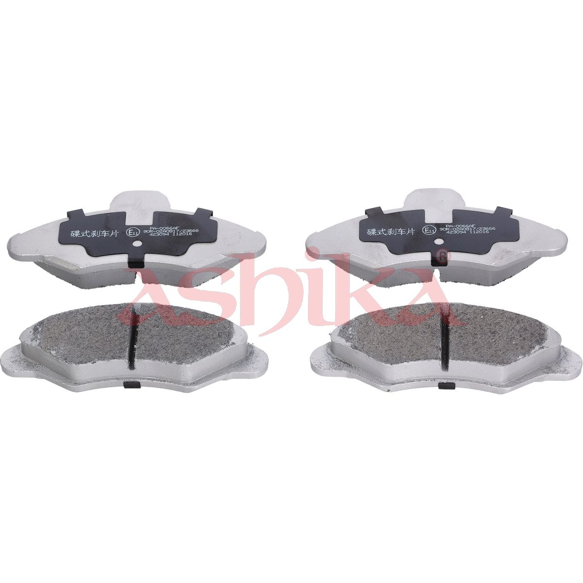 Bremsbelagsatz, Scheibenbremse