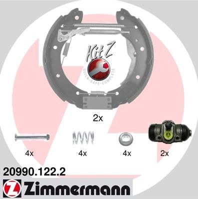 ZIMMERMANN 20990.122.2 - Bremsbackensatz KIT Z